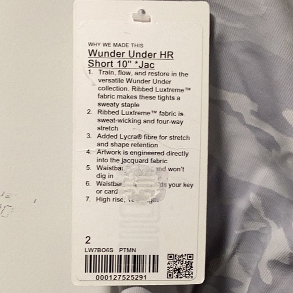NWT Lululemon Size 2 Wunder Under HR Short 10” Jac - Picture 5 of 6